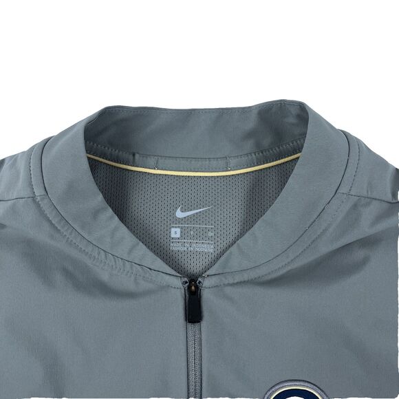 Nike Pittsburgh Panthers Team Issue Lightweight 1/4 Zip Jacket Shirt Mens Sz S - Picture 7 of 10